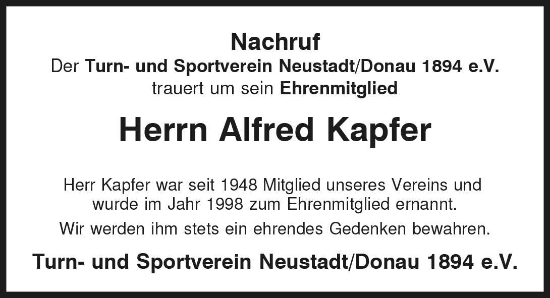 Alfred Kapfer