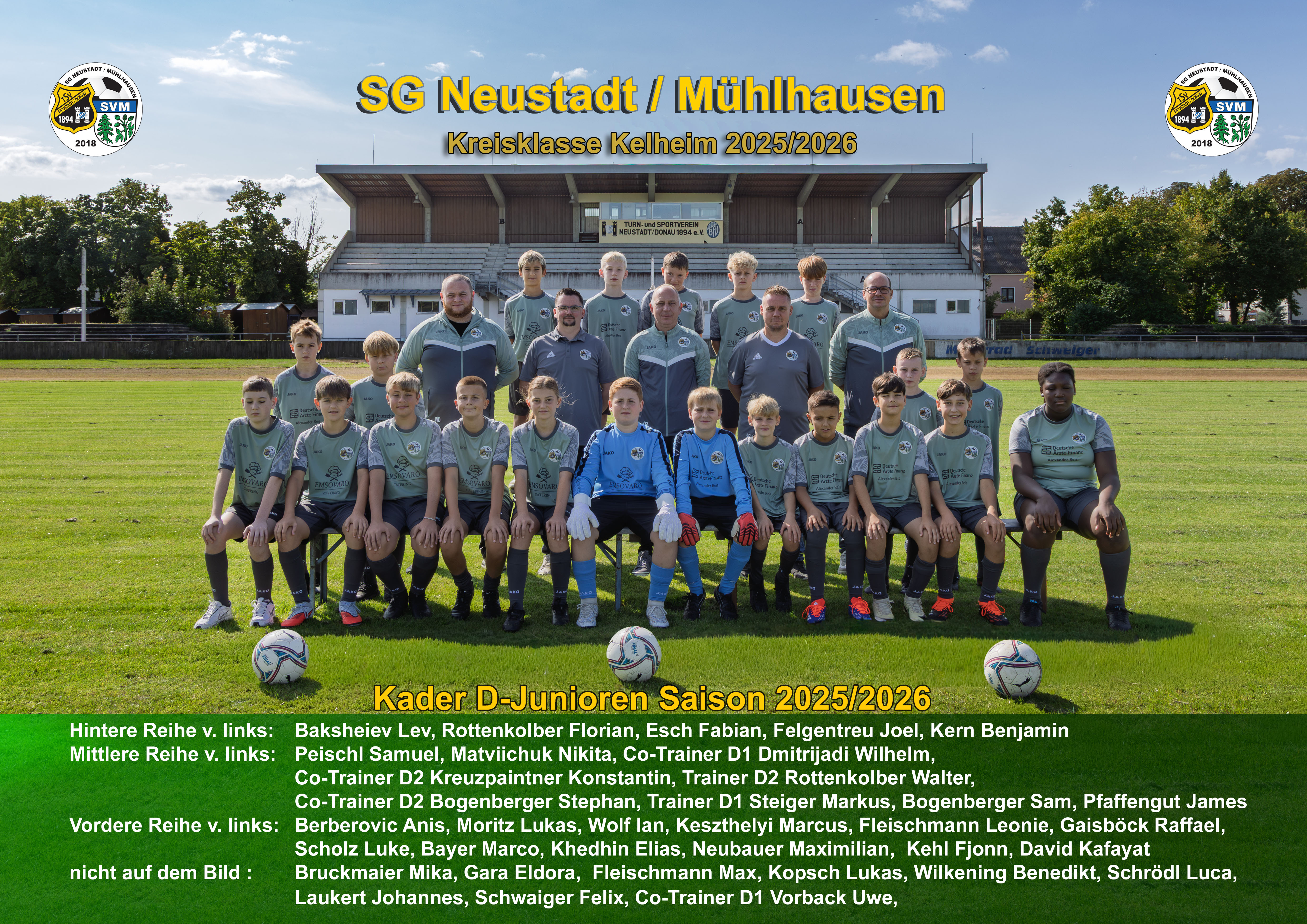 D Junioren Mannschaft TSV 2024 2025
