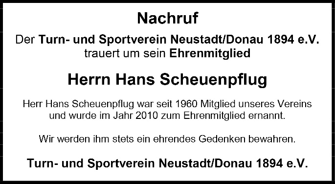 Nachruf Scheuenpflug Hans