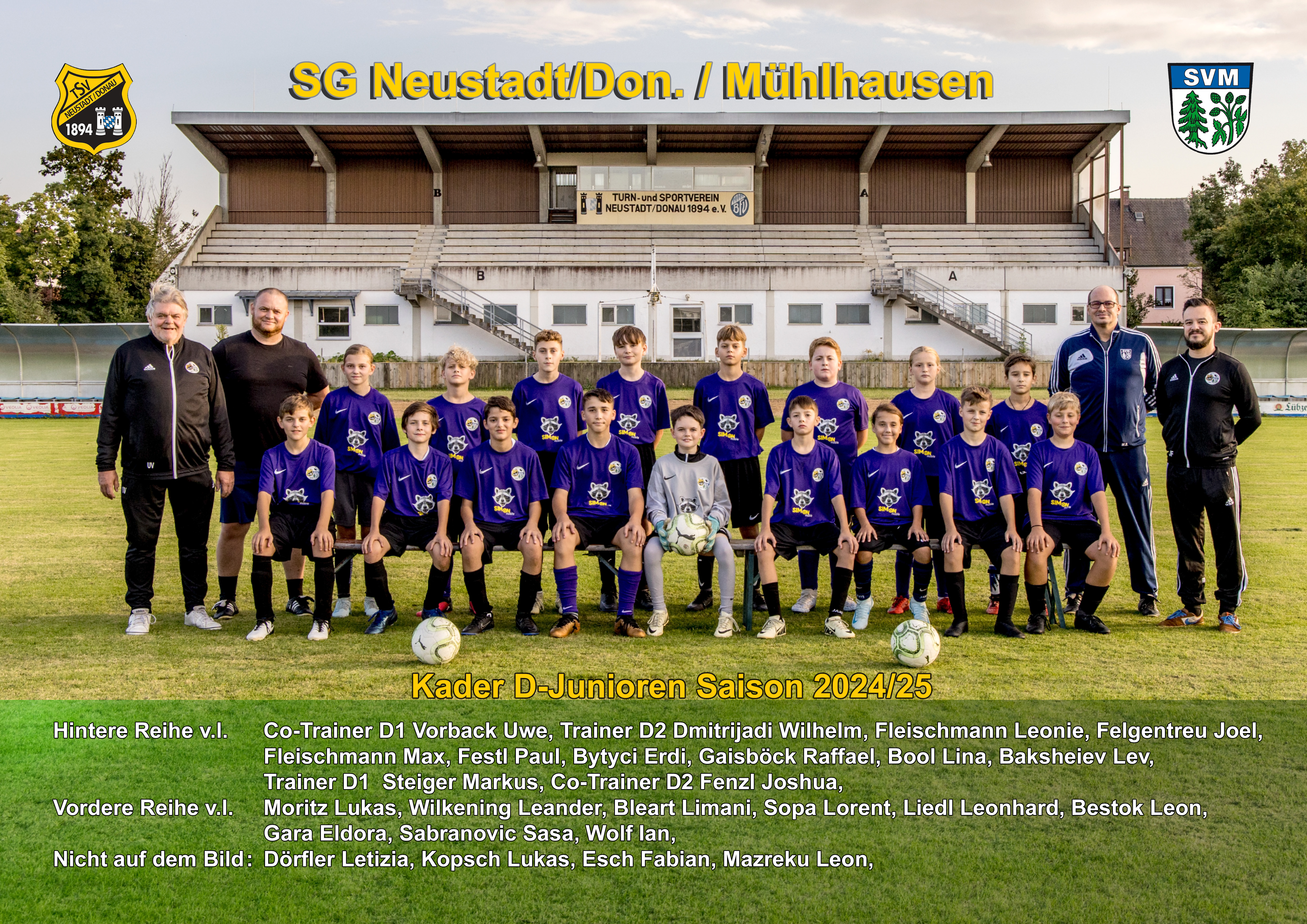 D Junioren Mannschaft TSV 2024 2025
